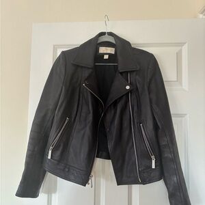 Michael Kors Black Leather Jacket